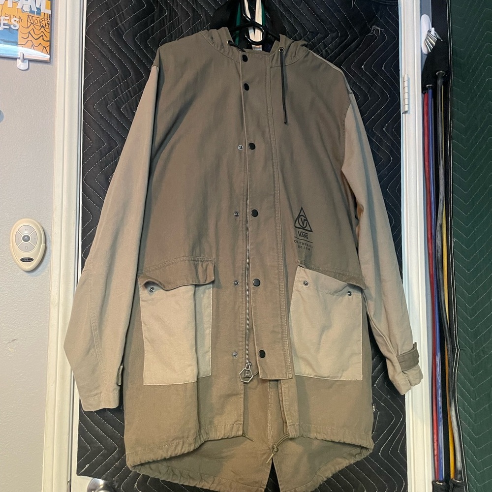 Vans Green Trench Coat